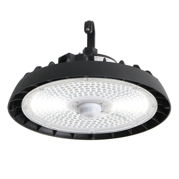 12 in. 200-Watt Integrated LED Motion Sensor High Bay Indoor/Outdoor UFO Light with 26000 Lumens 5000K